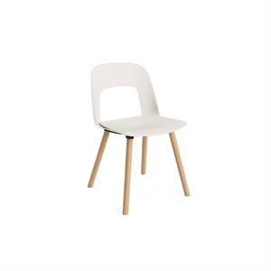 HAY - Layout Chair 121 - Cream White / Lacquered Solid Oak